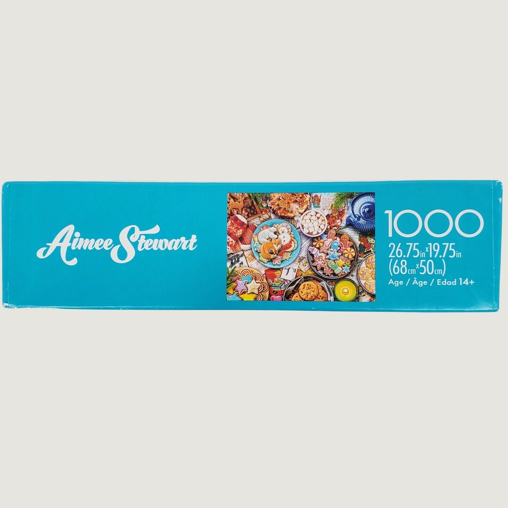 Buffalo Games Aimee Stewart Christmas Cookies 1000 Piece Jigsaw Puzzle 91520 New - Picture 4 of 6